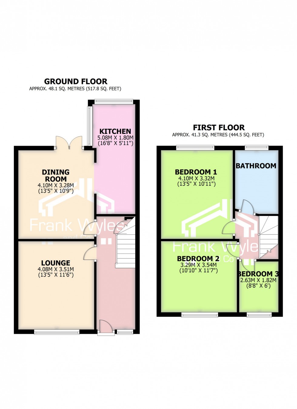 Floorplan for Kendal Road, Lytham St Annes, FY8